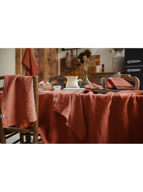 Nappe Rectangle – Lin Lavé Français Luxe - Soline - Kiabi