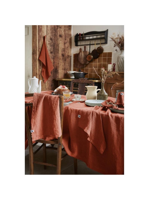 Nappe Rectangle – Lin Lavé Français Luxe - Soline - Kiabi