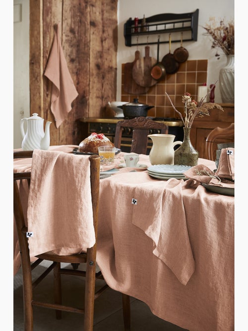 Nappe Rectangle – Lin Lavé Français Luxe - Soline - Kiabi