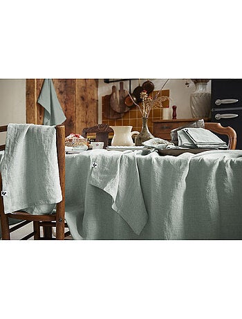 Nappe Rectangle – Lin Lavé Français Luxe - Soline