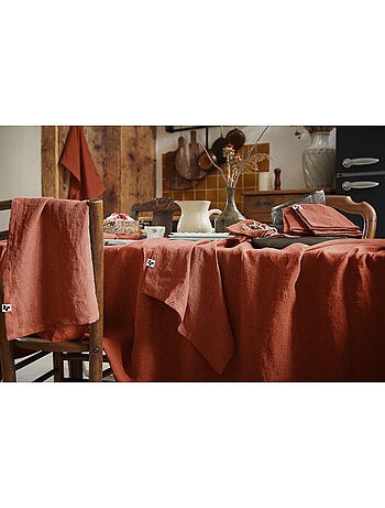 Nappe Rectangle – Lin Lavé Français Luxe Soline