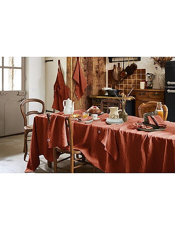 Nappe Rectangle – Lin Lavé Français Luxe Soline