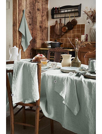 Nappe Rectangle – Lin Lavé Français Luxe Soline