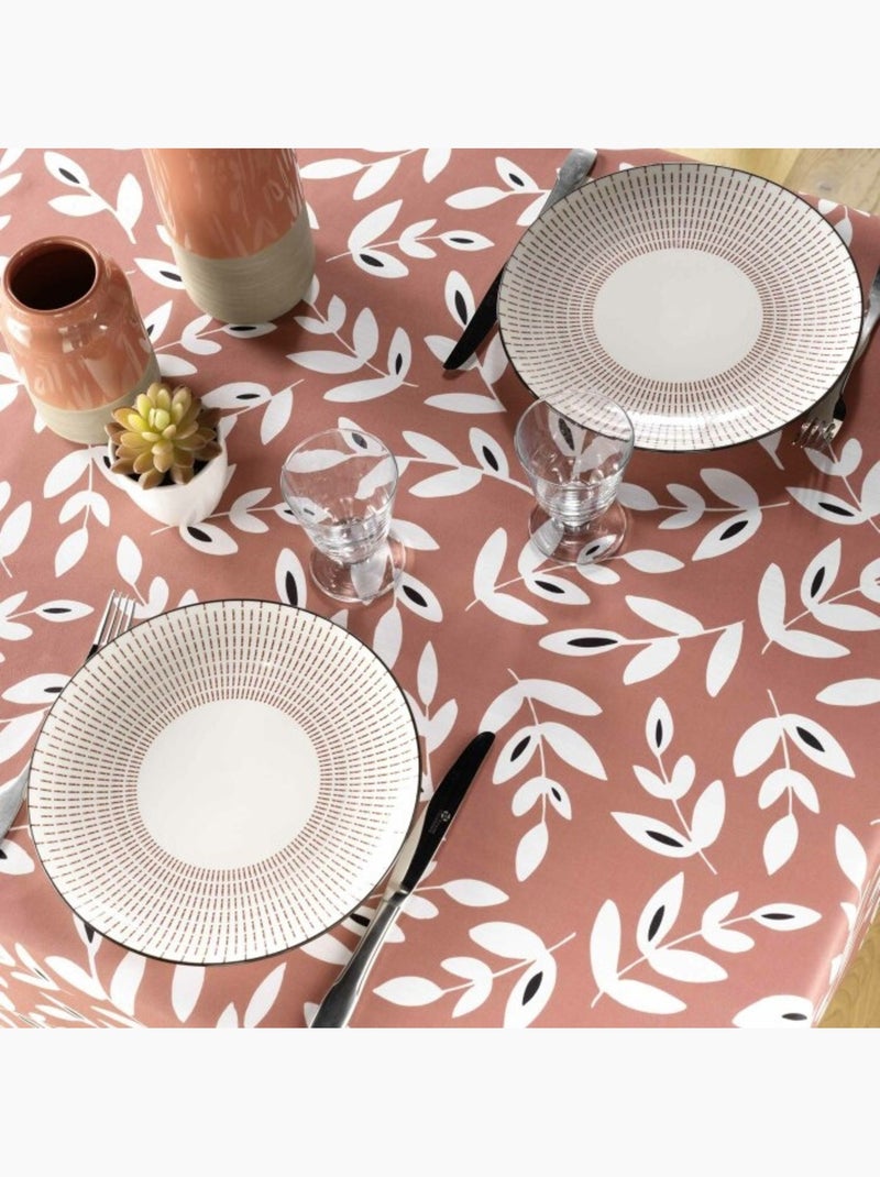 Nappe rectangle microfibre imprimee bellys Terracotta - Kiabi