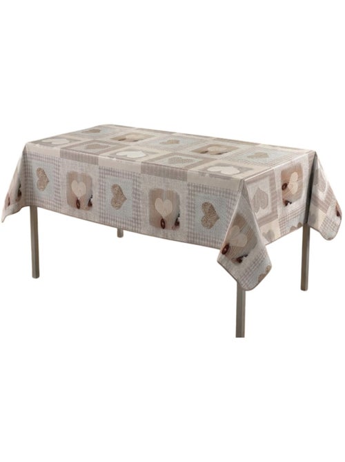 Nappe rectangle patchwork Cosy coeur - Kiabi Nappe rectangle patchwork Cosy coeur - Kiabi