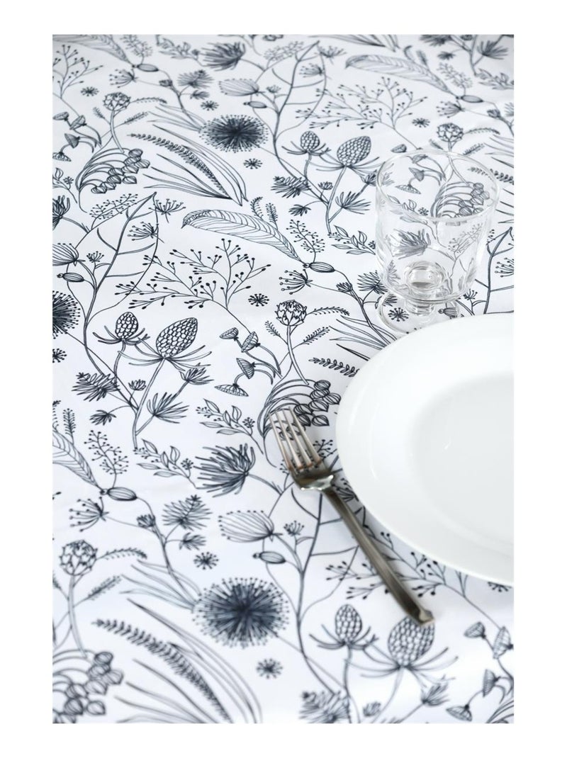 Nappe rectangle Pissenlits Blanc - Kiabi