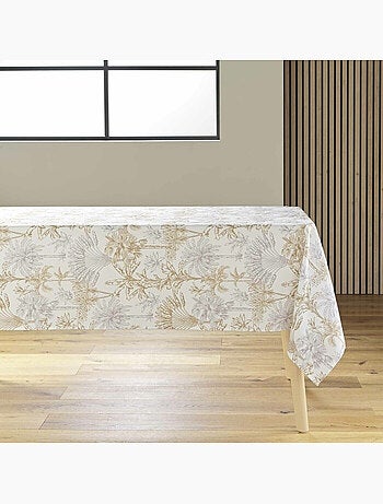 Nappe rectangle polyester imprime canarie