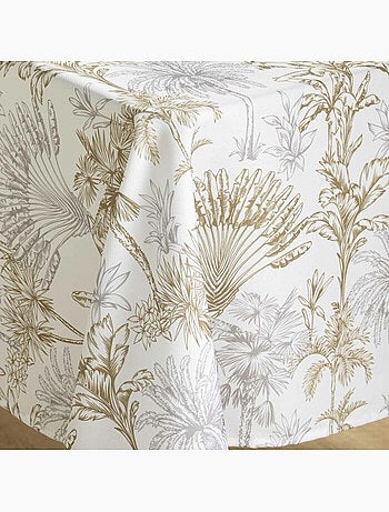 Nappe rectangle polyester imprime canarie