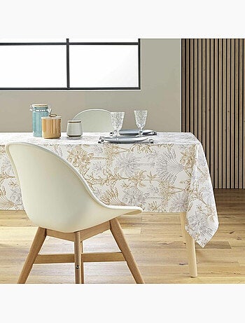 Nappe rectangle polyester imprime canarie