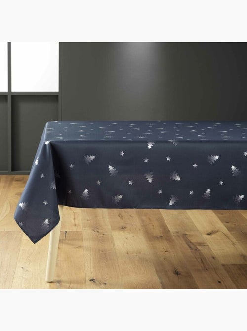 Nappe rectangle polyester imprime metallise - Kiabi