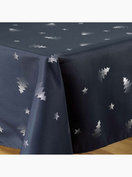 Nappe rectangle polyester imprime metallise - Kiabi