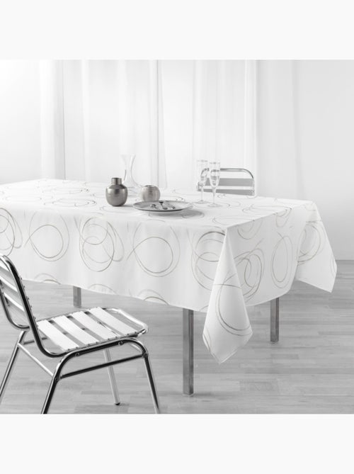 Nappe rectangle polyester imprimé metallisé Bully - Kiabi Nappe rectangle polyester imprimé metallisé Bully - Kiabi