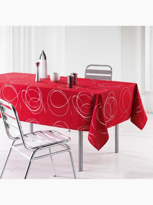 Nappe rectangle polyester imprimé metallisé Bully - Kiabi