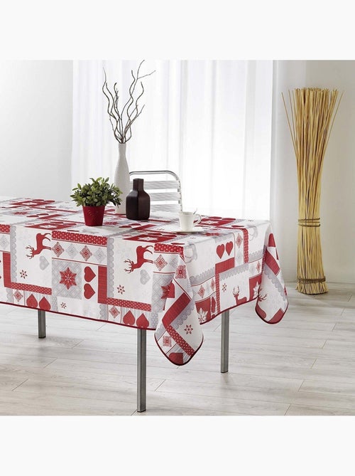 Nappe rectangle Winter love - Kiabi Nappe rectangle Winter love - Kiabi
