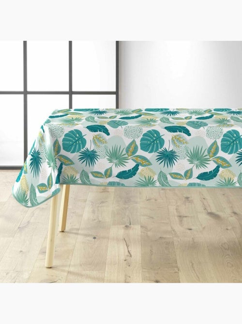 Nappe Rectangulaire 140 x 240 cm PVC Textilia Plantania - Bleu - Kiabi Nappe Rectangulaire 140 x 240 cm PVC Textilia Plantania - Bleu - Kiabi