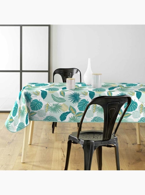 Nappe Rectangulaire 140 x 240 cm PVC Textilia Plantania - Bleu - Kiabi Nappe Rectangulaire 140 x 240 cm PVC Textilia Plantania - Bleu - Kiabi