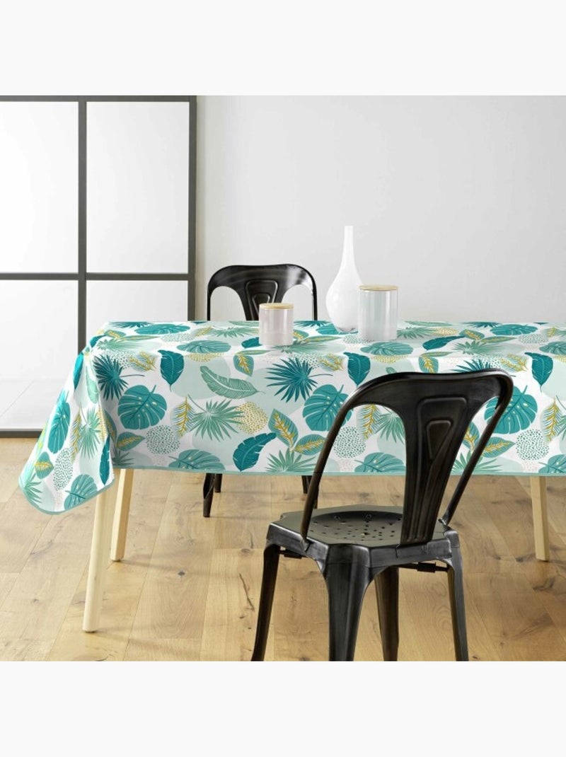 Nappe Rectangulaire 140 x 240 cm PVC Textilia Plantania - Bleu Bleu - Kiabi