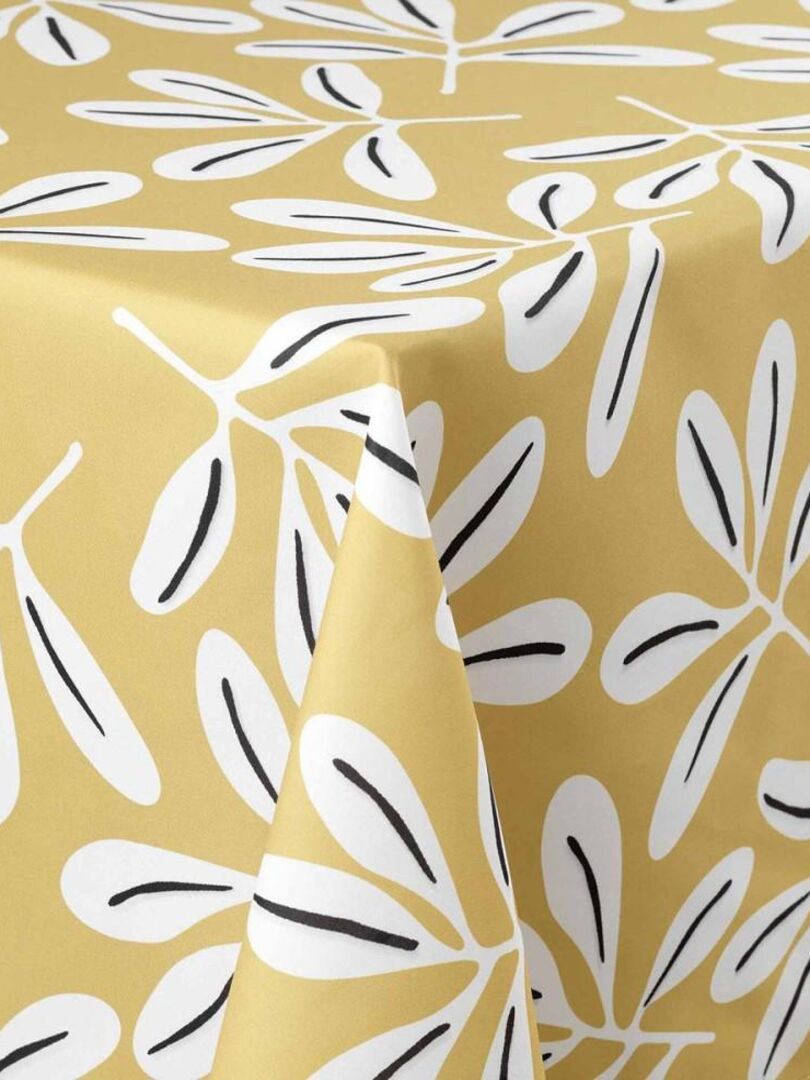 Romanstile Nappe Noel Dorée Rectangulaire 140x240 Cm Grande Nappes De