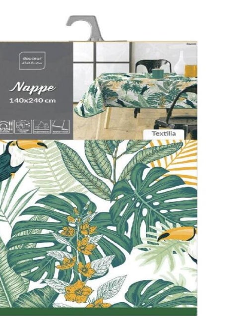 Nappe rectangulaire 140x240 cm Textilia Guyana - Kiabi