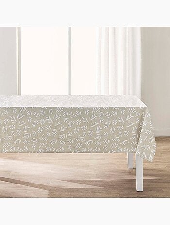 Nappe rectangulaire 145x240 antitache milova naturel