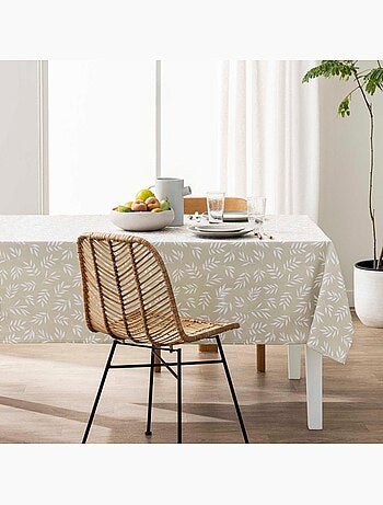 Nappe rectangulaire 145x240 antitache milova naturel
