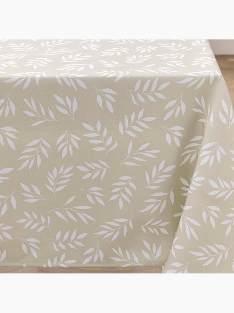 Nappe rectangulaire 145x240 antitache milova naturel Beige - Kiabi