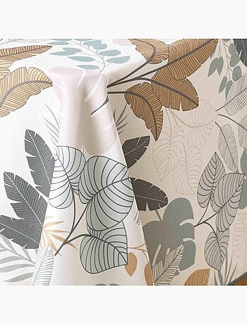 Nappe rectangulaire 150x240 antitache imprimé fidji