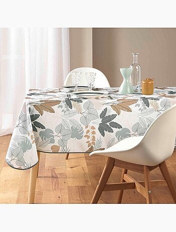 Nappe rectangulaire 150x240 antitache imprimé fidji