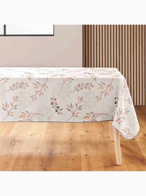 Nappe rectangulaire 150x240 antitache imprimé manola - Kiabi