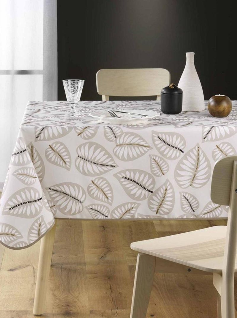 Nappe rectangulaire 150x240 cm Alma naturel Beige - Kiabi
