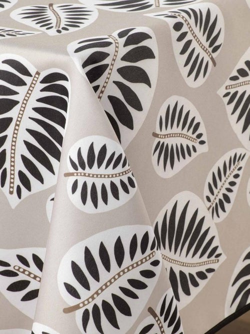 Nappe rectangulaire 150x240 cm Alma noir - Kiabi