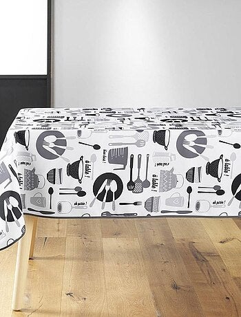 Nappe rectangulaire 150x240 cm Kitchen blanc
