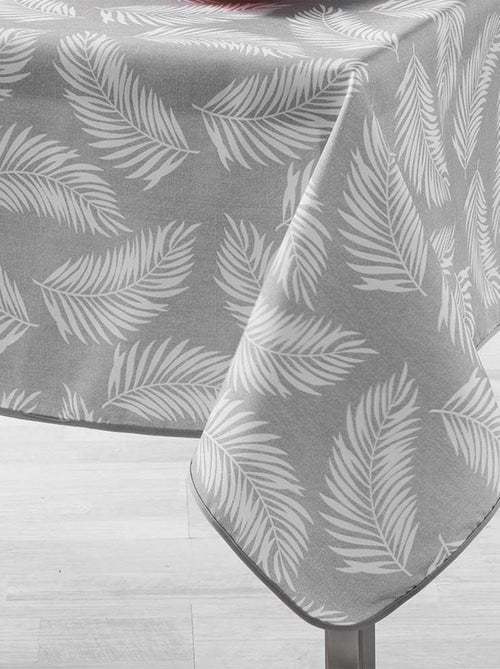 Nappe rectangulaire 150x240 cm Lifette Gris - Kiabi