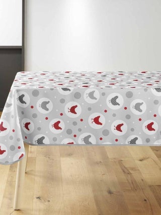 Nappe rectangulaire 150x240 cm Suzette gris
