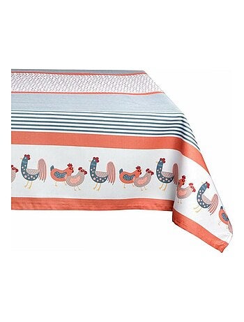Nappe rectangulaire 150x250 cm Poule ou Coq
