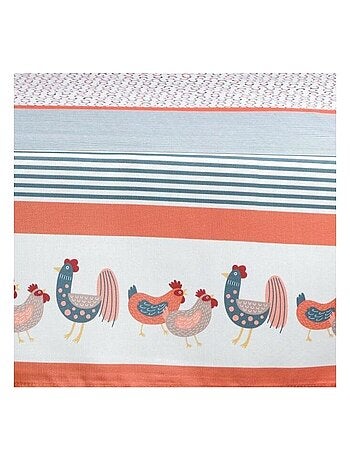 Nappe rectangulaire 150x250 cm Poule ou Coq