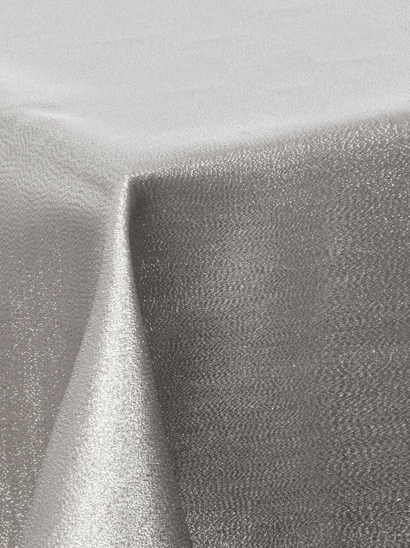 Nappe rectangulaire à paillettes Argent - Kiabi