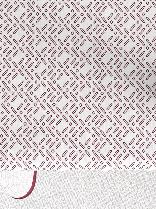 Nappe rectangulaire anti tache en Coton - Barba Prune - Kiabi