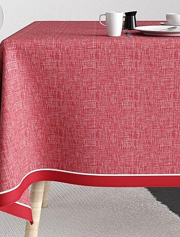 Nappe rectangulaire anti tache en Coton - Chambray Tango