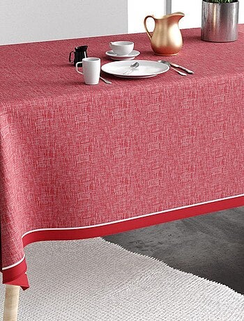Nappe rectangulaire anti tache en Coton - Chambray Tango