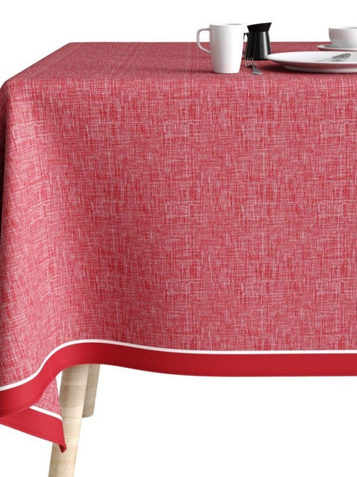 Nappe rectangulaire anti tache en Coton - Chambray Tango - Kiabi