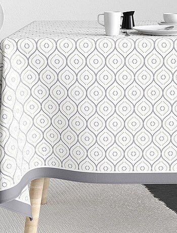 Nappe rectangulaire anti tache en Coton - Croisea