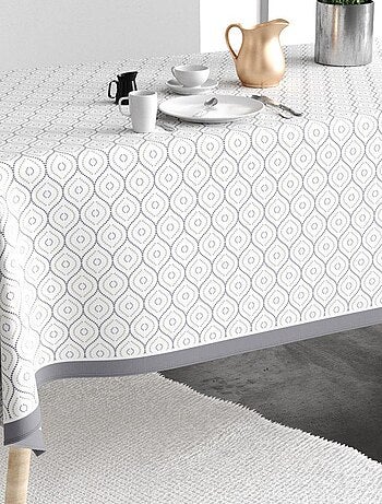 Nappe rectangulaire anti tache en Coton - Croisea