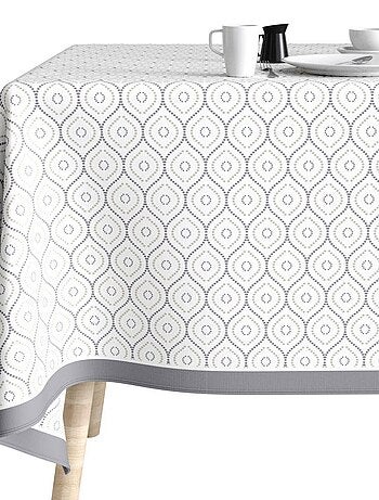 Nappe rectangulaire anti tache en Coton - Croisea