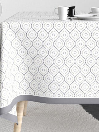 Nappe rectangulaire anti tache en Coton - Croisea