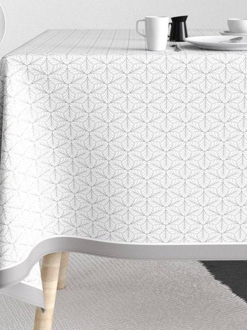 Nappe rectangulaire anti tache en Coton - Frakta Gris - Kiabi