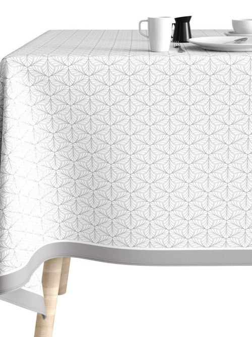 Nappe rectangulaire anti tache en Coton - Frakta Gris - Kiabi