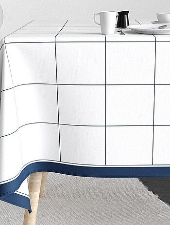 Nappe rectangulaire anti tache en Coton - Kadri Majorelle