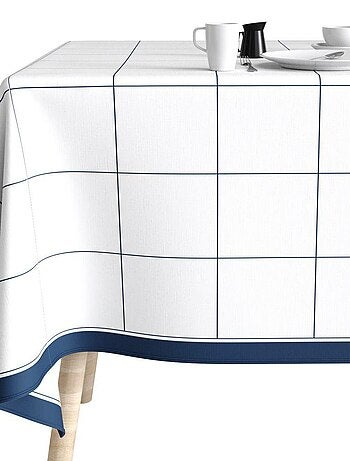 Nappe rectangulaire anti tache en Coton - Kadri Majorelle