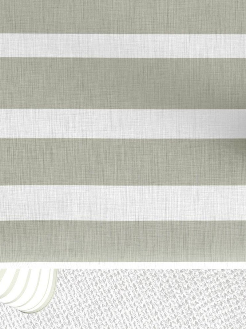 Nappe rectangulaire anti tache en Coton - Levan Diamant Gris - Kiabi